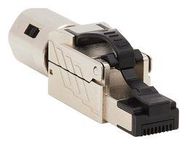 MODULAR & ETHERNET CONN, CAT6A RJ45 PLUG