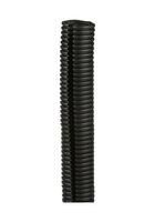 SPLIT CORRUGATED LOOM, PE, 39.1MM, BLK