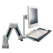 Desk Mounted LCD Mount with Keyboard Tray