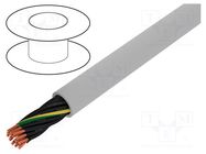 Wire; JZ-500-PUR; 18G1.5mm2; unshielded; 300V,500V; Cu; stranded HELUKABEL