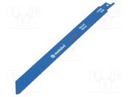 Hacksaw blade; metal; 225mm; 14teeth/inch; FLEXIBLE; 2pcs. 