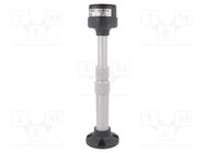 Signallers accessories: vertical holder; black; IP65; Ø60mm 