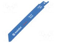 Hacksaw blade-set; tinware; 150mm; 14teeth/inch; FLEXIBLE; 2pcs. METABO