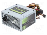 Power supply: computer; ATX; 425W; 3.3/5/12V; SilentLine QOLTEC