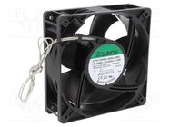 Fan: EC; axial; 230VAC; 120x120x38mm; 185.19m3/h; 44.9dBA; ball SUNON