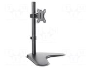 Monitor holder; 8kg; 13÷32"; Arm len: 88mm; for one monitor LOGILINK