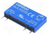 Relay: solid state; SPST-NO; Ucntrl: 18÷32VDC; 2A; 12÷280VAC; SLA CELDUC