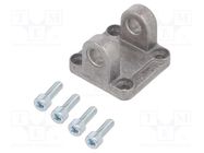 Rear clevis; 63mm; Kit: screw x4 PNEUMAT