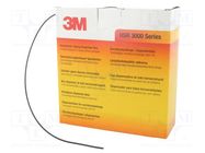 Heat shrink sleeve; glueless,thin walled; 3: 1; 1.5mm; L: 12m 3M