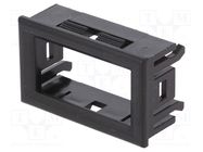 Frame for enclosure; black; Body dim: 29x47.7x20mm MASZCZYK