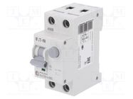 RCBO breaker; Inom: 16A; Ires: 30mA; Max surge current: 250A; IP20 EATON ELECTRIC