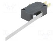 Microswitch SNAP ACTION; 5A/125VAC; with lever; SPDT; Pos: 2 