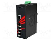 Switch PoE Ethernet; unmanaged; Number of ports: 5; 12÷36VDC 