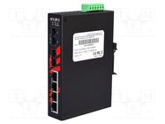 Switch Ethernet; unmanaged; Number of ports: 6; 12÷48VDC; RJ45,SC ANTAIRA