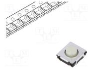 Microswitch TACT; SPST; Pos: 2; 0.02A/15VDC; SMT; none; 0.5N; 3.1mm PANASONIC