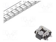 Microswitch TACT; SPST; Pos: 2; 0.05A/12VDC; SMT; 1.6N; 1.35mm PANASONIC