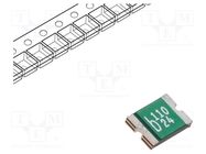 Fuse: PTC polymer; 1.1A; Imax: 100A; 0ZCG; 1812 BEL FUSE