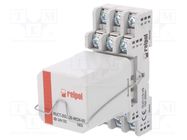 Relay: interface; 3PST-NO; Ucoil: 24VDC; 16A; 16A/250VAC; 16A/24VDC RELPOL