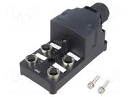 Distribution box; M12; PIN: 5; socket; 24VDC; 7A; PT; IP52; IN: 4 AUTONICS
