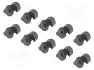 Clip; 10pcs; Alfa Romeo,Fiat,Lancia; Ømount.hole: 6mm ROMIX