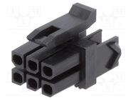 Connector: wire-board; plug; female; Micro-Fit TPA; 3mm; PIN: 6 MOLEX