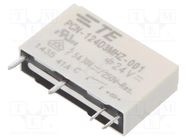 Relay: electromagnetic; SPST-NO; Ucoil: 24VDC; 5A; 3A/250VAC; PCN 