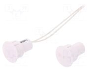Reed switch; Pswitch: 10W; Ø23.5x27mm; Connection: cables; 500mA CELDUC