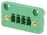 Pluggable terminal block; 3.81mm; ways: 4; straight; socket; male PHOENIX CONTACT