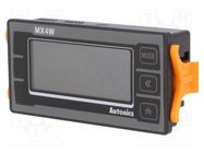 Meter; AC/DC voltage; 24÷240VAC; 24÷240VDC; on panel; Display: LCD 