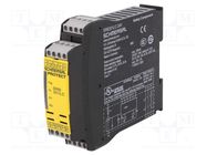 Module: safety relay; 24VAC; 24VDC; for DIN rail mounting; IP20 