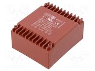 Transformer: encapsulated; 24VA; 115VAC,230VAC; 24V; 24V; 500mA MYRRA