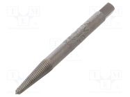 Screw extractor; Ø: 2.1÷4.9mm; L: 57mm; Tipwidth: 2.6mm BAHCO