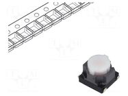 Microswitch TACT; SPST; Pos: 2; 0.02A/15VDC; SMT; none; 6.1x6x3.5mm PANASONIC