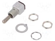 Switch: toggle; Pos: 3; SPDT; (ON)-OFF-(ON); 5A/125VAC; 5A/30VDC HONEYWELL