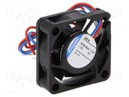 Fan: DC; axial; 5VDC; 25x25x8mm; 3.22m3/h; 15dBA; rolling; 600rpm EBM-PAPST