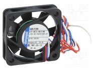 Fan: DC; axial; 5VDC; 40x40x10mm; 8.8m3/h; 26dBA; slide; 6000rpm EBM-PAPST