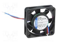 Fan: DC; axial; 24VDC; 40x40x10mm; 9m3/h; 26dBA; slide; 6000rpm EBM-PAPST