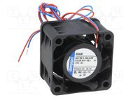 Fan: DC; axial; 24VDC; 40x40x28mm; 38m3/h; 54dBA; ball; 17250rpm EBM-PAPST