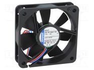 Fan: DC; axial; 24VDC; 60x60x15mm; 29m3/h; 27dBA; slide; 3900rpm EBM-PAPST