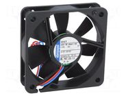 Fan: DC; axial; 24VDC; 60x60x15mm; 29m3/h; 27dBA; slide; 3900rpm EBM-PAPST