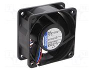 Fan: DC; axial; 24VDC; 60x60x25mm; 46m3/h; 39dBA; ball; 6850rpm EBM-PAPST