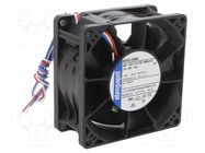 Fan: DC; axial; 48VDC; 80x80x38mm; 220m3/h; 71dBA; ball; Len: 0.31m EBM-PAPST