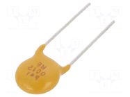 Fuse: PTC polymer; 120mA; THT BEL FUSE