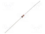 Diode: Zener; 0.5W; 6.2V; 7.5mA; tape; DO35; single diode; Ir: 2uA MICROCHIP (MICROSEMI)