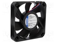 Fan: DC; axial; 24VDC; 119x119x25mm; 225m3/h; 52dBA; ball; 4850rpm EBM-PAPST