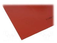 Heating mat; silicone; 600x480mm; 230V; 800W; thermostat SEDES GROUP