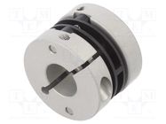 Coupling; Ø1: 12mm; Ø2: 12mm; aluminium,polyamide; -10÷80°C KÜBLER