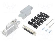 Connector: D-Sub; PIN: 25; plug; female; angled 90°; soldering ENCITECH