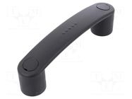 Holder; technopolymer PA; black; H: 39mm; L: 144mm; W: 26mm; F2: 1.8kN ELESA+GANTER