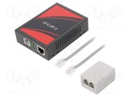 Media converter; ETHERNET/VDSL2; Number of ports: 2; 5VDC; 3.5W ANTAIRA